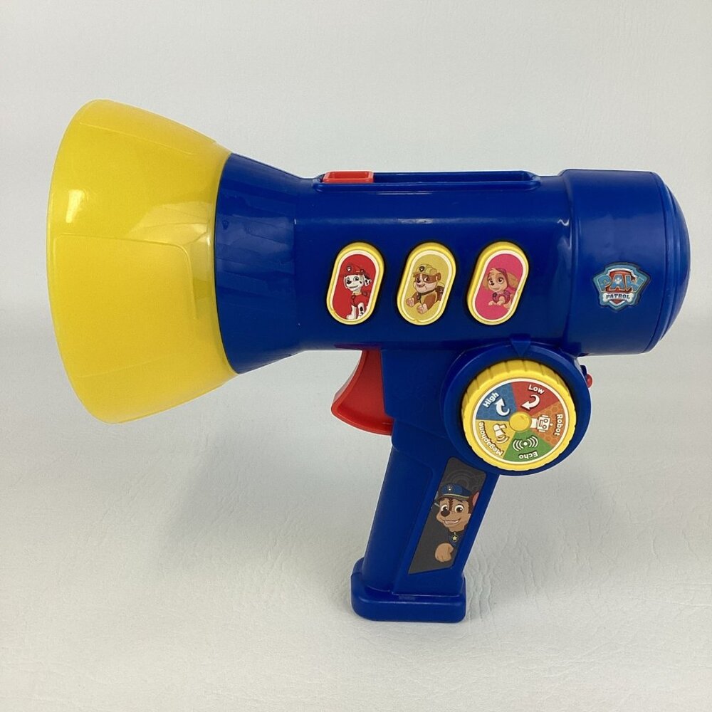 VTech Paw Patrol Megaphone Mission Voice Changer Flashing Light Sounds Music Toy